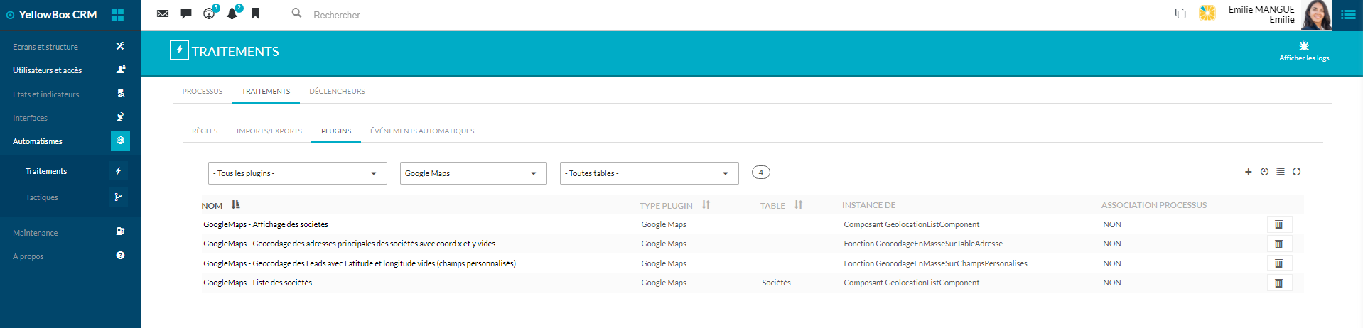 Ajout d&rsquo;un plugin paramétré