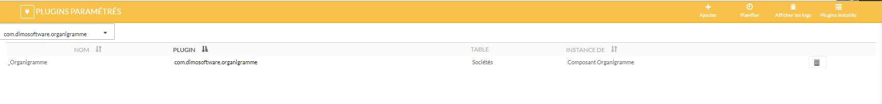 Ajout d&rsquo;un plugin paramétré