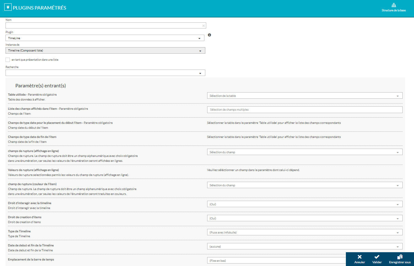 Ajout d&rsquo;un plugin paramétré