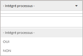 Filtre Intégré processus